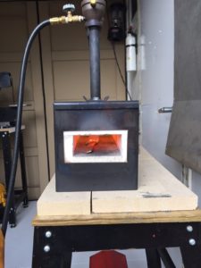 Gas forge, dual jets